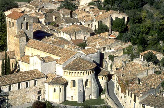 St. Guilhem-le-Dsert, bekende pelgrimshalte in de Zuid-Franse Provence.