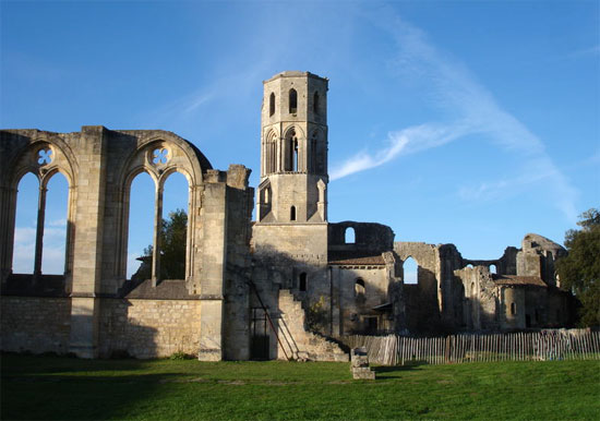 De runes van de abdij van La Sauve-Majeure