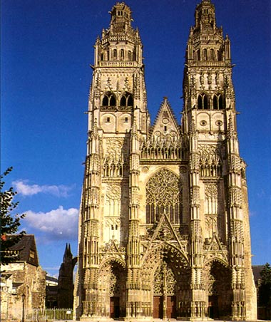 de kathedraal St.-Gatien in Tours