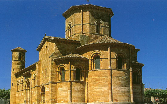 romaanse kerk van de San Martinabdij in Frmista