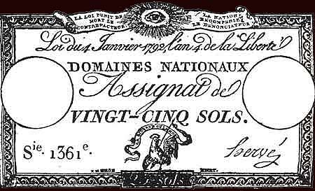 assignaat of Frans papiergeld