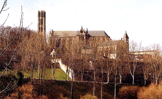 De kathedraal St.-Etienne in Limoges.