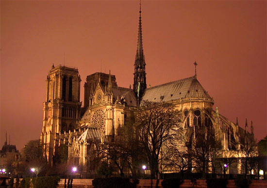 De kathedraal Notre-Dame in Parijs