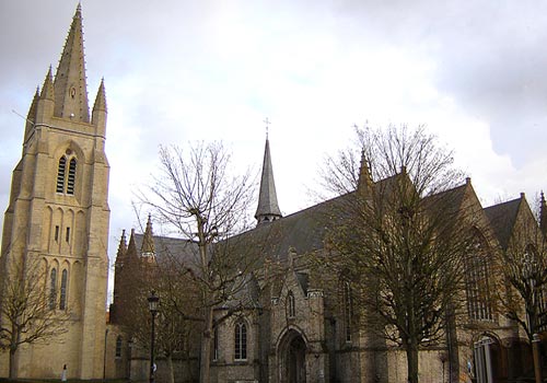 de Onze-Lieve-Vrouwkerk in Nieuwpoort.