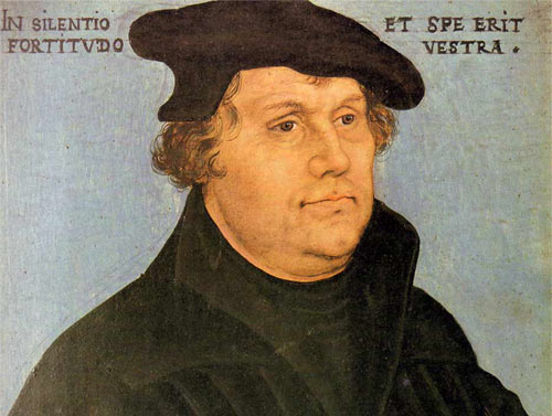 Maarten Luther. Schilderij, 1532.