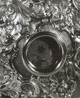 zilveren reliekhouder van Jakobus. Jan Moreuw, 1753