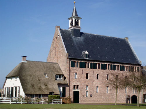 Het overgebleven brouwershuis van het klooster in Windesheim