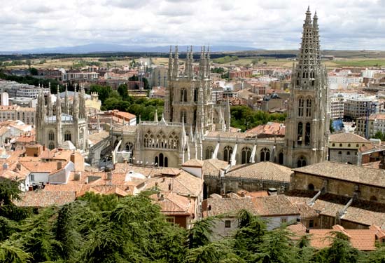 de gotische kathedraal Santa Maria in Burgos