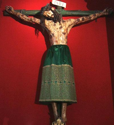 miraculeus kruisbeeld in de kathedraal van Burgos