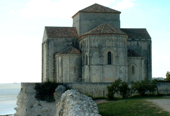 de St.-Radegondekerk in Talmont-sur-Gironde