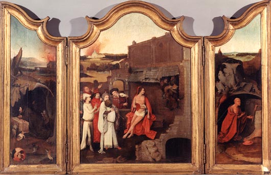 het St. Job-drieluik (1507) dat tot 1931 in de kerk van Hoeke hing