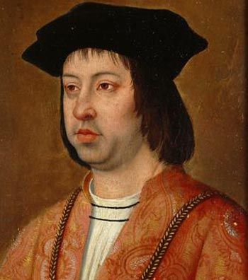 koning Ferdinand II van Aragon. 1500. Wien, Kunsthistorisches Museum