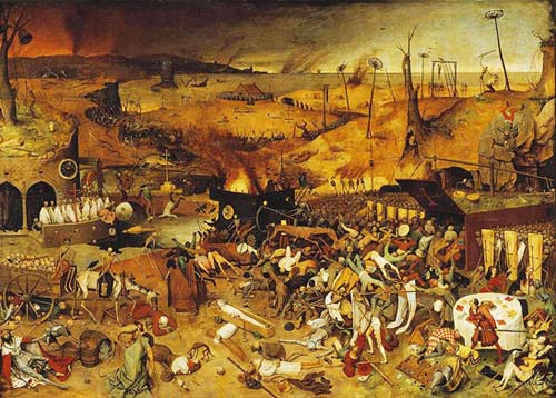 de triomf van de dood. Pieter Bruegel de Oude. 1562. Madrid, Prado
