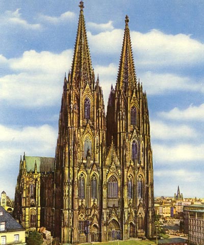 De indrukwekkende gotische Dom van Keulen (1248-1880)