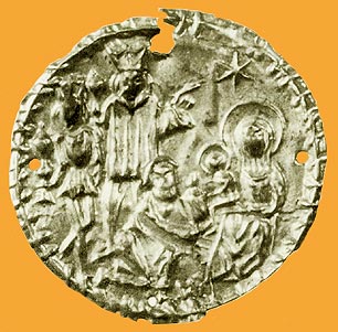 15de eeuws in verguld zilver