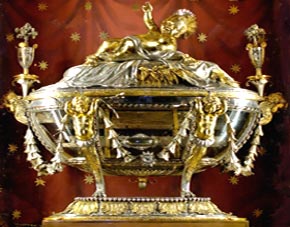 de geboortekrib van Jezus. Rome, S. Maria Maggiore 