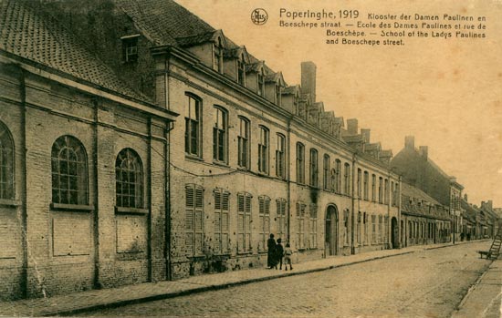 Het Paulienen-klooster vlak na Wereldoorlog I