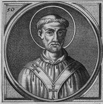 Paus Gelasius, naar wie het Decretum Gelasianum werd genoemd