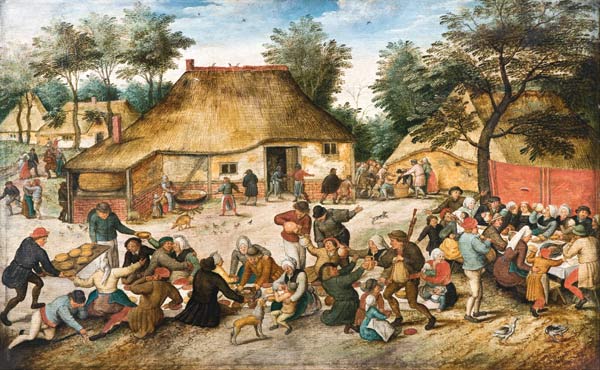 Dorpskermis. Pieter Brueghel de Jonge, 1607 (Hamngatan, Hallwylska museet)