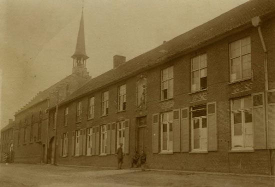 het hospitaal van Moorslede tijdens Wereldoorlog I (in 1917)