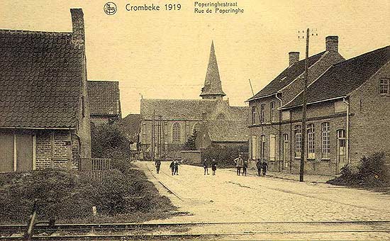 de dorpskom van Krombeke in 1919