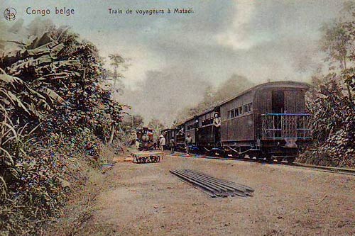 de trein tussen Matadi en Leopoldstad