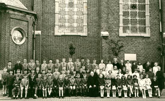 de hele schoolbevolking in 1966