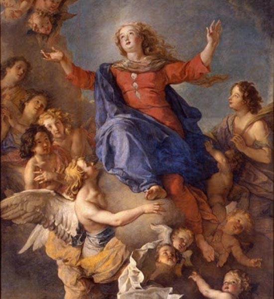 Maria Tenhemelopneming. Charles de la Fosse, 1682 (Nancy, Musée des Beaux Arts)