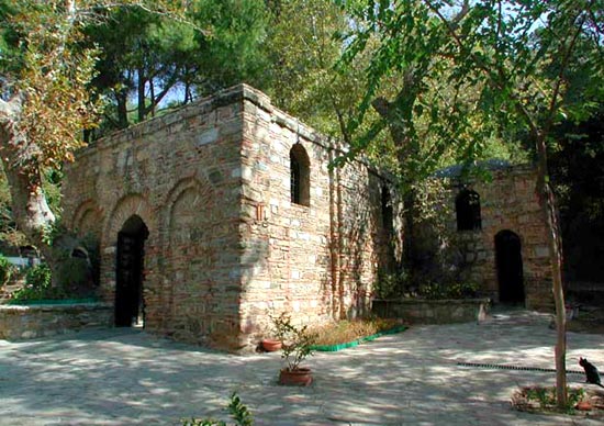 het Huis van de Maagd Maria op de berg Koressos vlakbij Efeze
