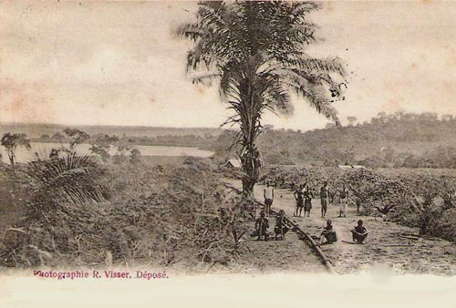 zicht op een missie-plantage (1903)